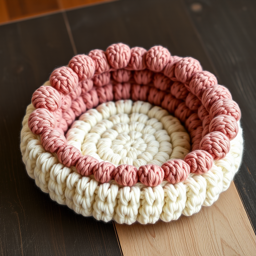 The Cozy Cloud Burrow: A Free Crochet Pattern for a Textured, Donut-Shaped Small Dog Bed