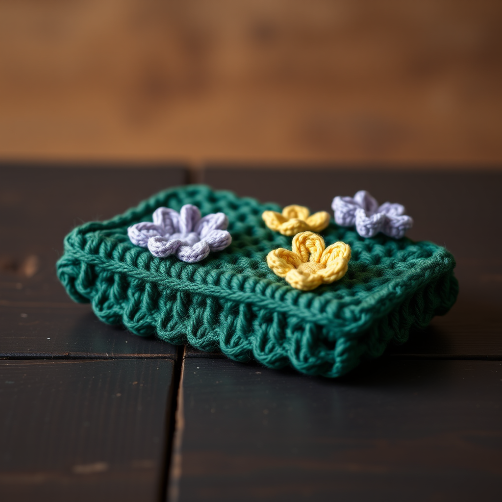 Olivia's Enchanted Garden Crochet Phone Case Free Pattern