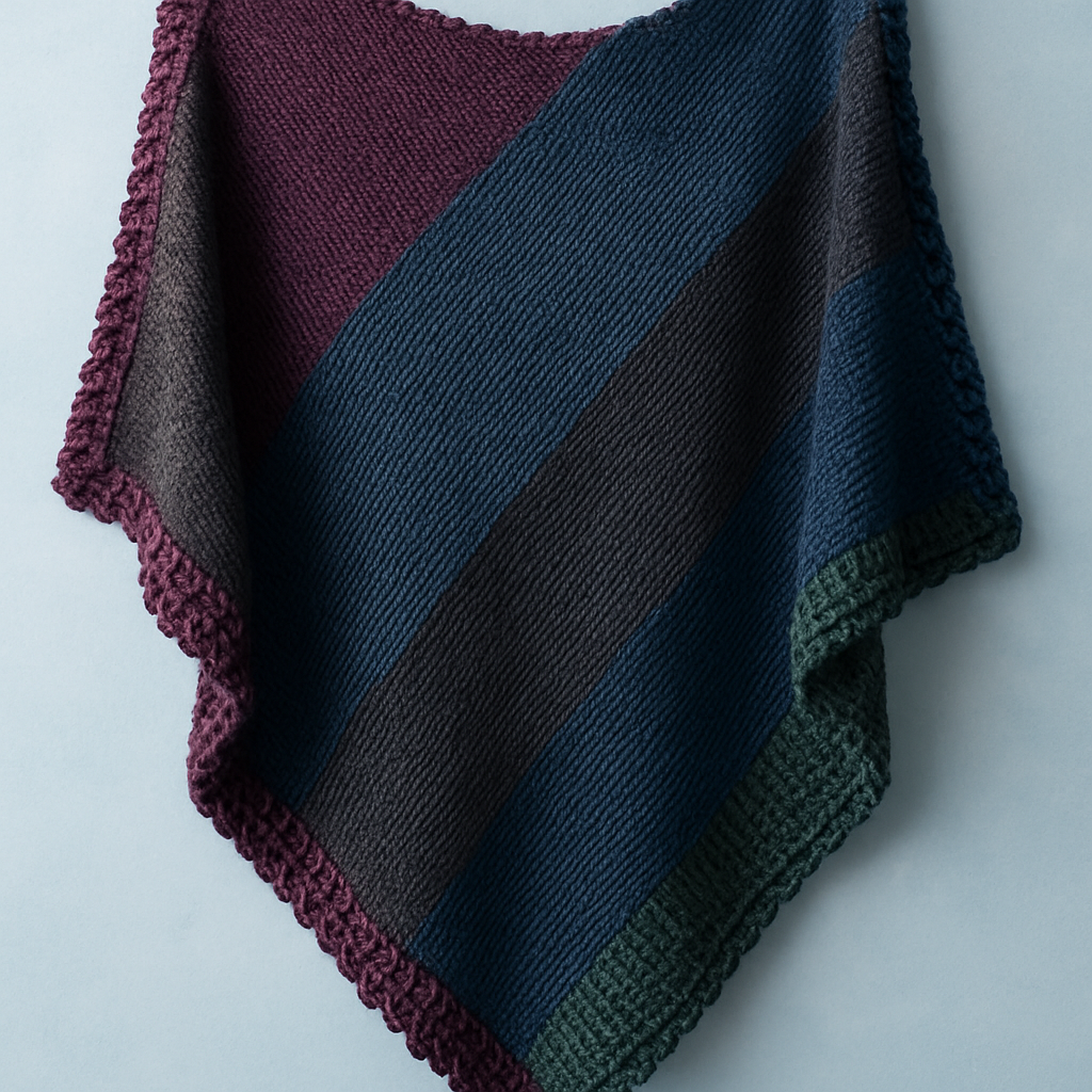 Avant-Garde Asymmetrical Chunky Blanket - Free Pattern
