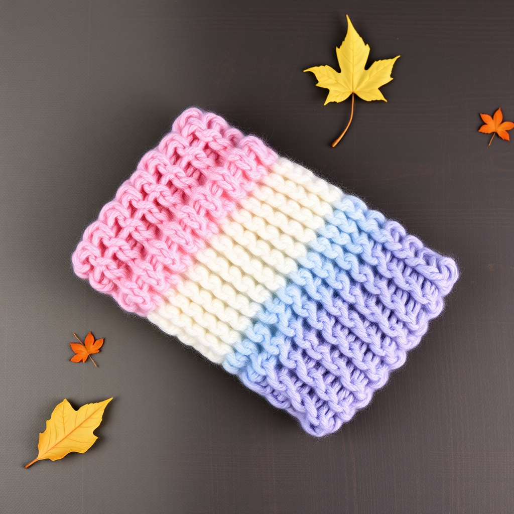 Aurora Bloom Wrist Warmers Free Pattern – A Cozy Knit Ombre Glove