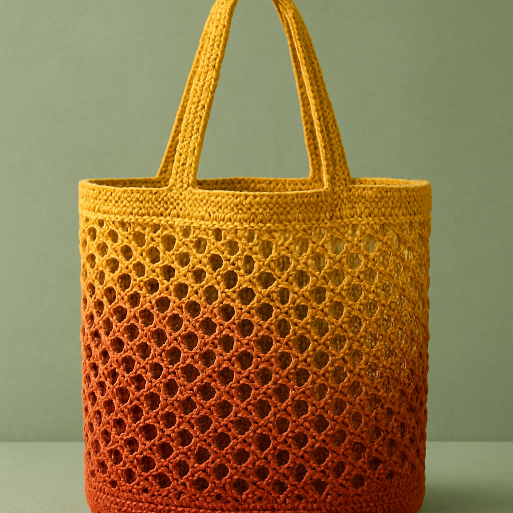 Dark Academia Sunset Lace Tote - Free Pattern