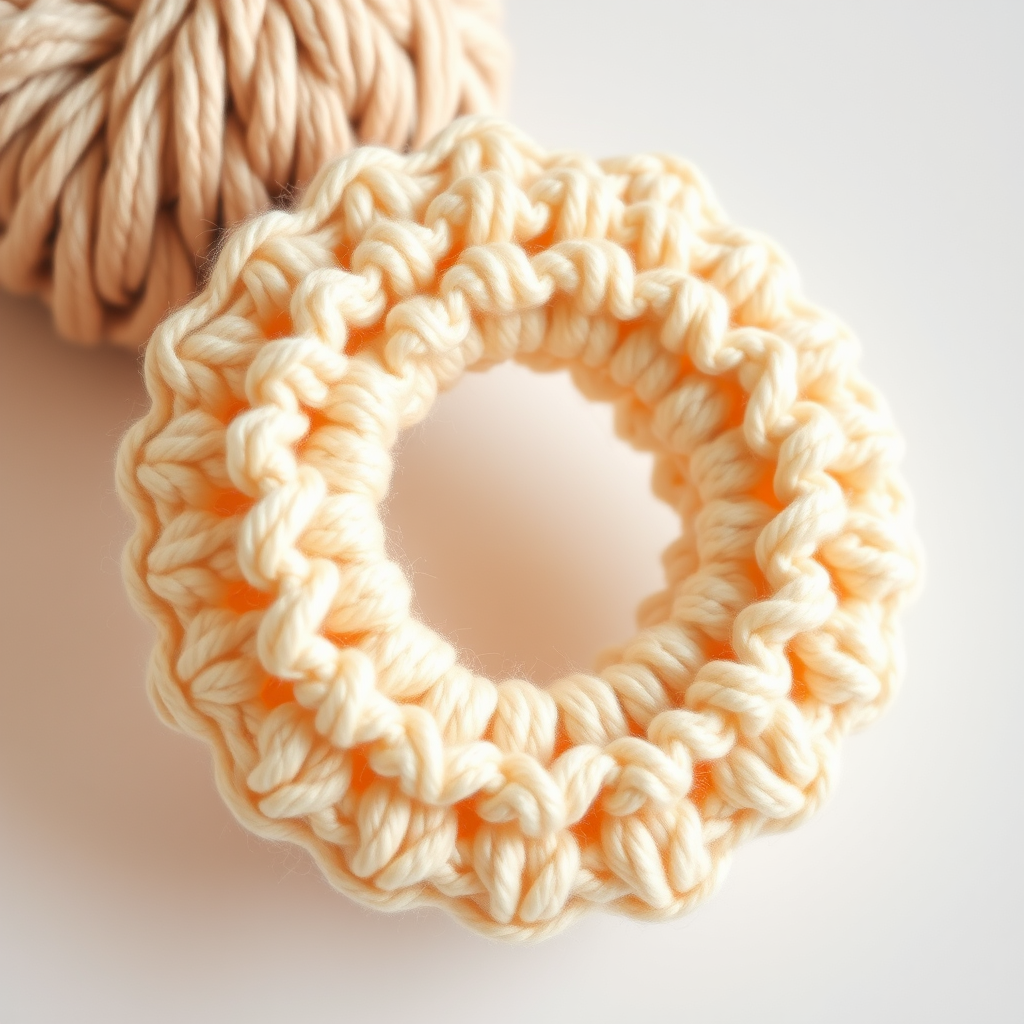 Chunky Crochet Hair Scrunchie Pattern