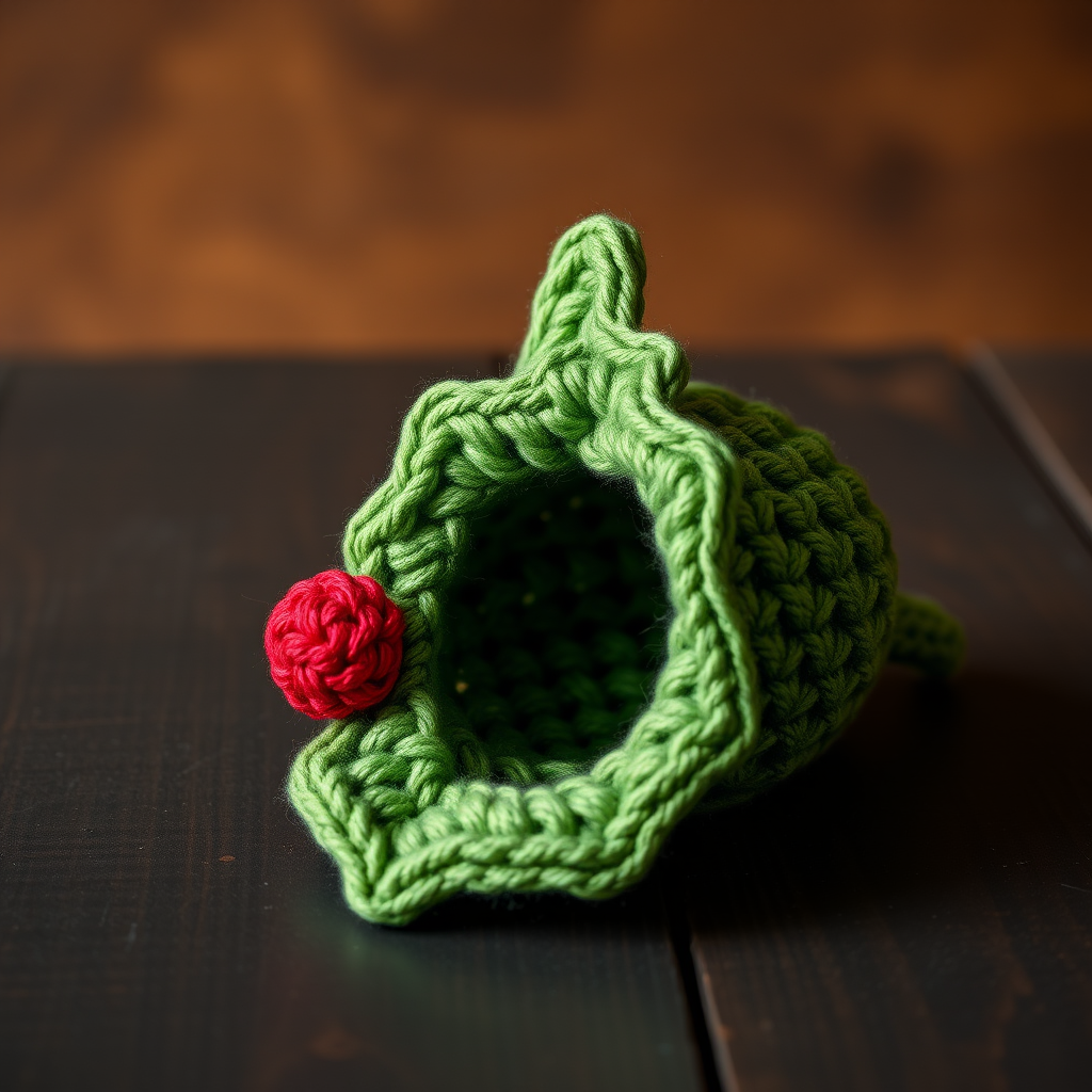 Festive Holly Leaf Applique Free Pattern