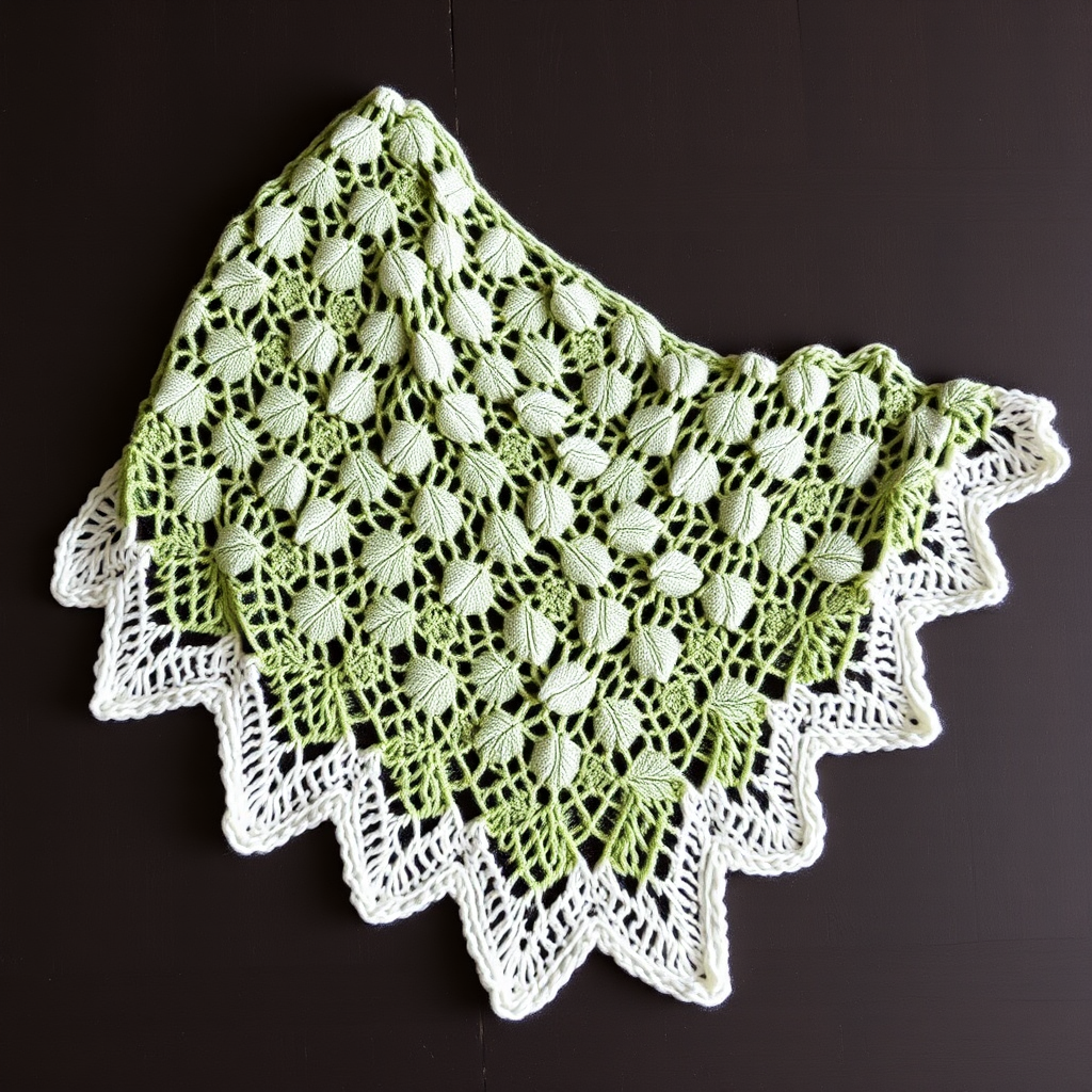 Whispering Willow Wrap Free Pattern – Knit a Misty Meadow Shawl