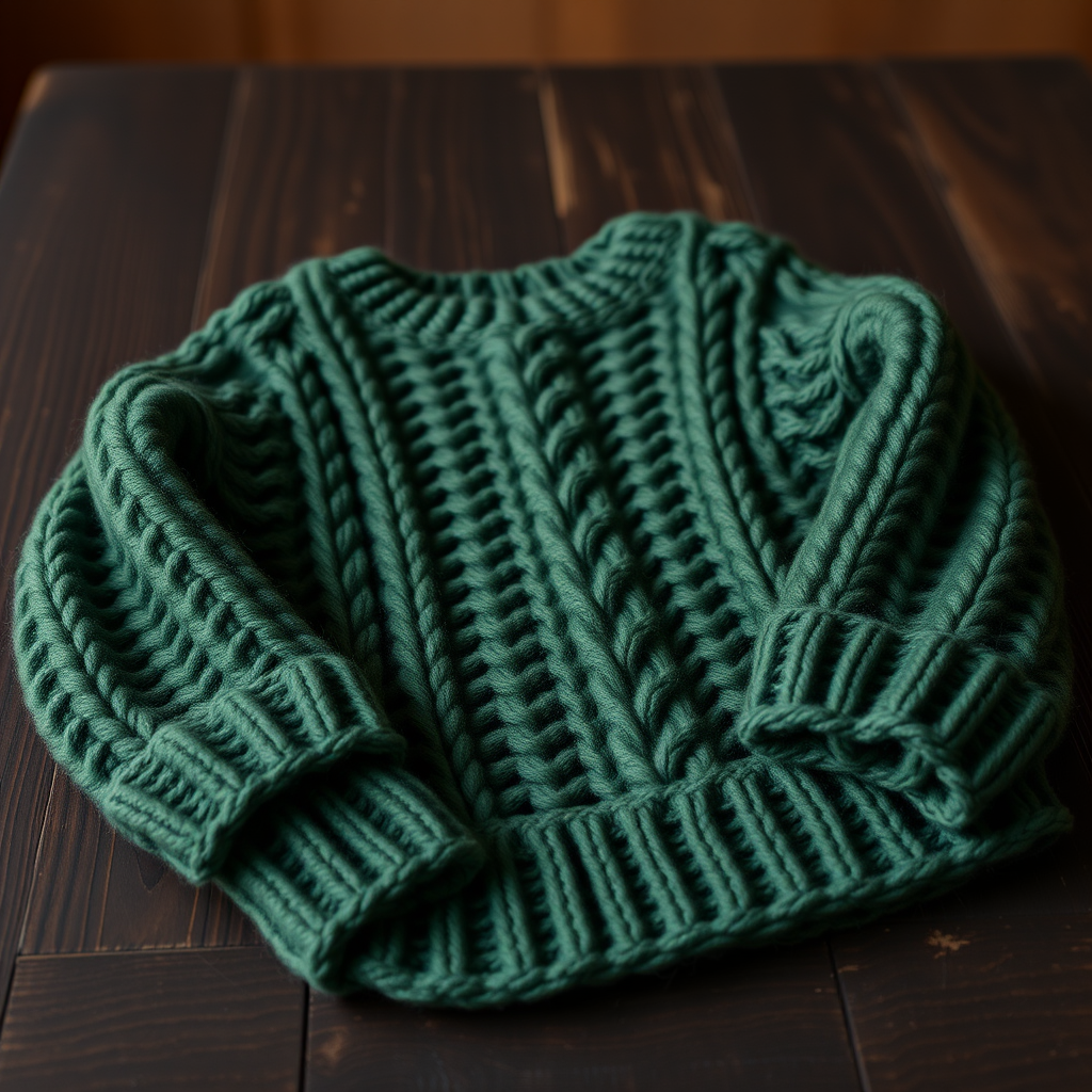 Aelia Cable Crochet Sweater Free Pattern
