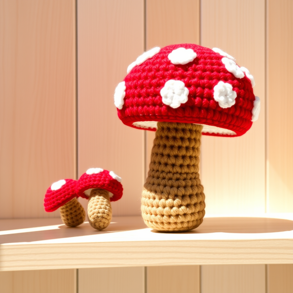 Woodland Mushroom Amigurumi Free Pattern