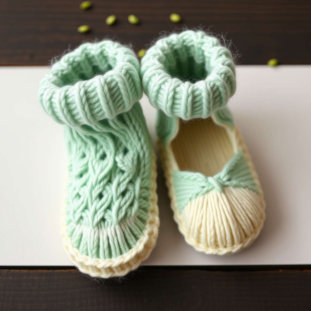Blossom Trail Knitted Baby Booties Free Pattern – A Spring Meadow Foot Wrap