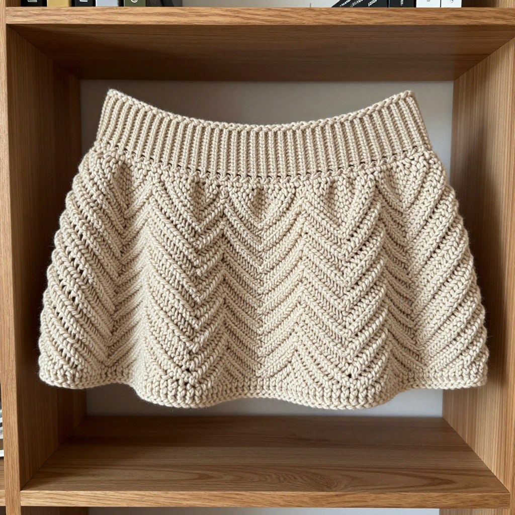 Prairie Ripple Off-Shoulder Crochet Crop Top Free Pattern