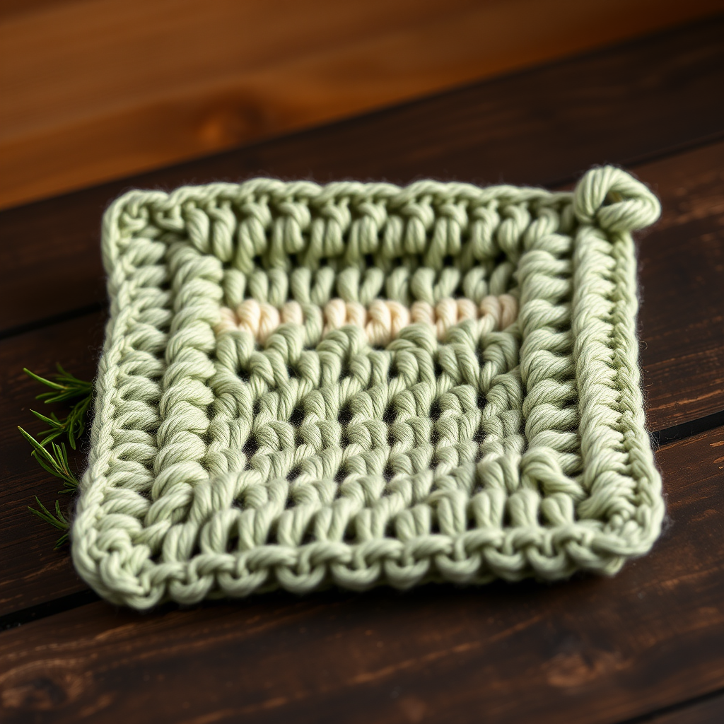 The Herbs & Honeycomb Dishcloth: A Free Knitting Pattern for a Textured, Two-Tone Kitchen Essential