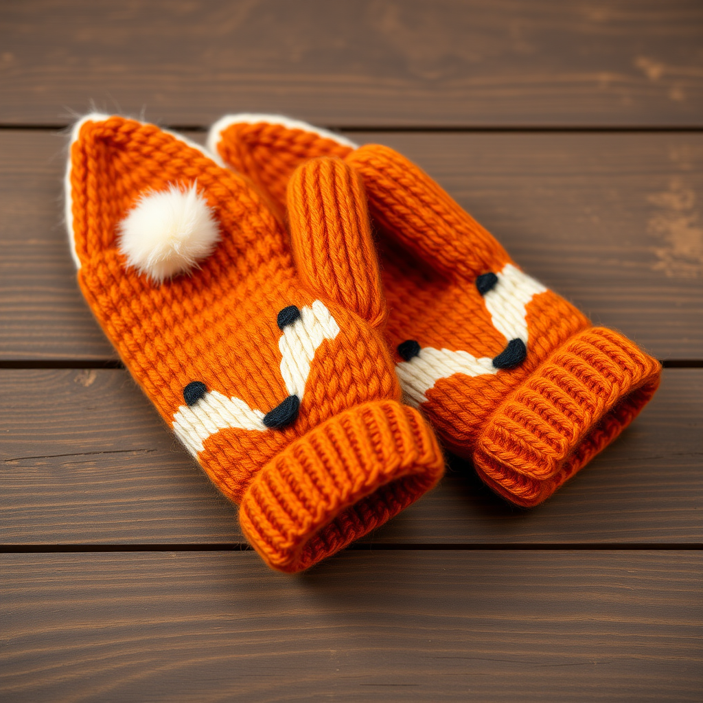 Fablewood Fox Mittens Free Pattern – Knit a Whimsical Woodland Pair