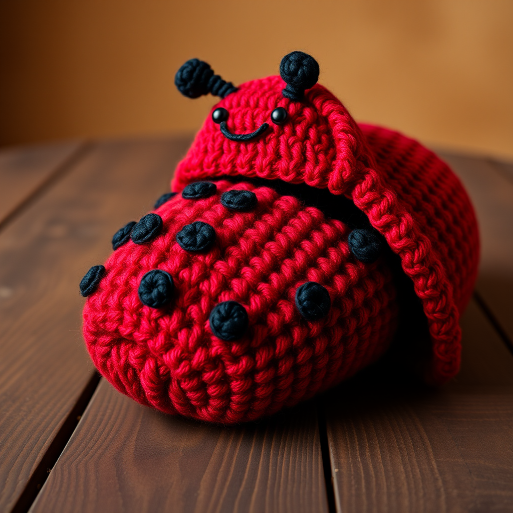 The Polka Dot Cocoon: A Free Knitting Pattern for a Textured, Ladybug-Inspired Baby Photography Prop