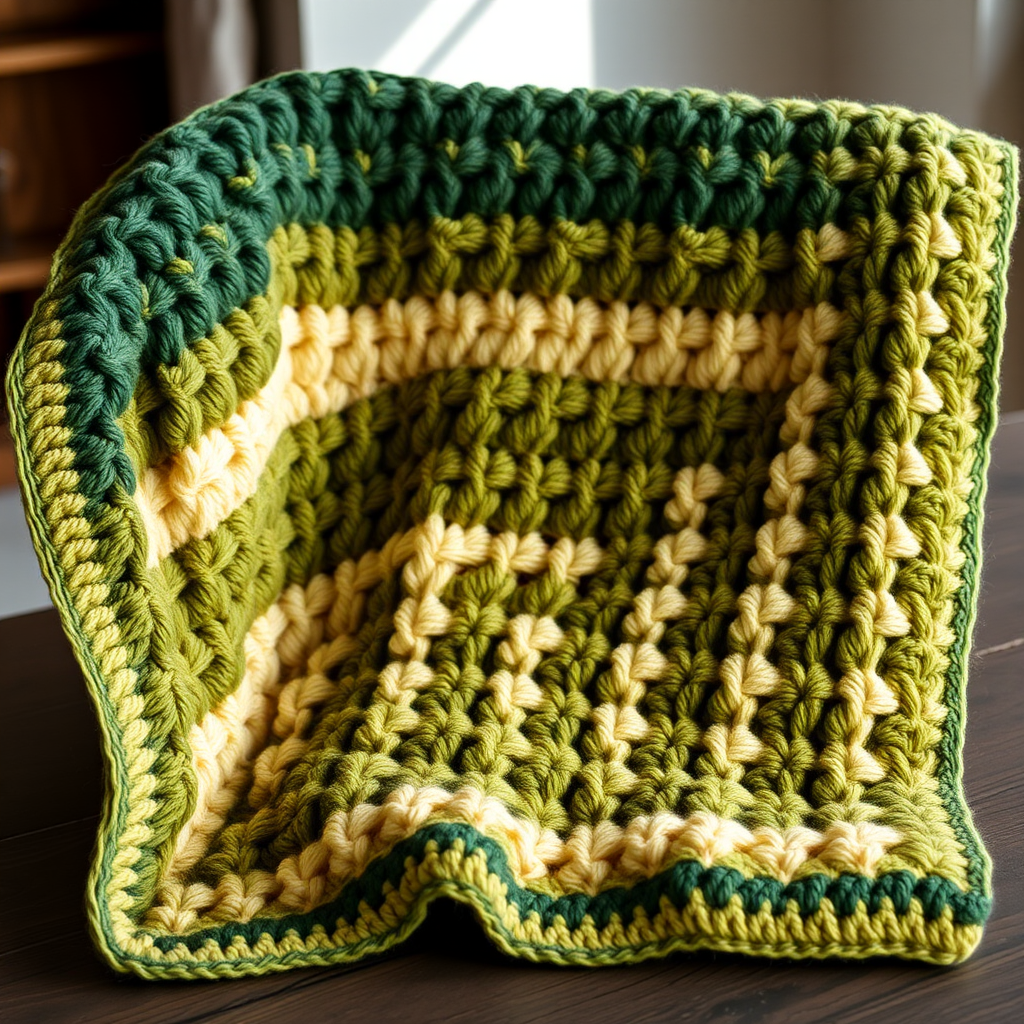 Whispering Pines Basket Weave Throw Free Pattern