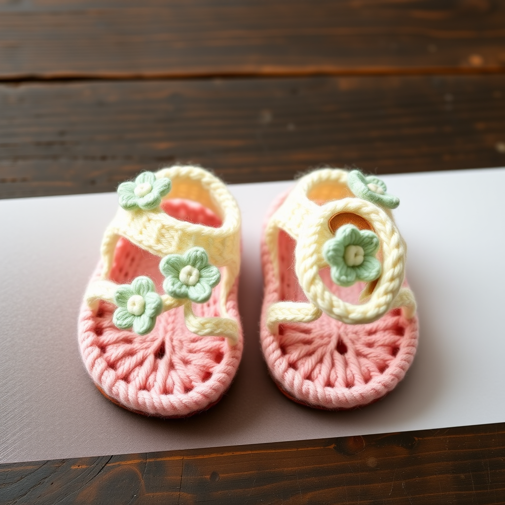 Honeysuckle Baby Sandals Free Pattern – A Sweet Knitted Summer Staple