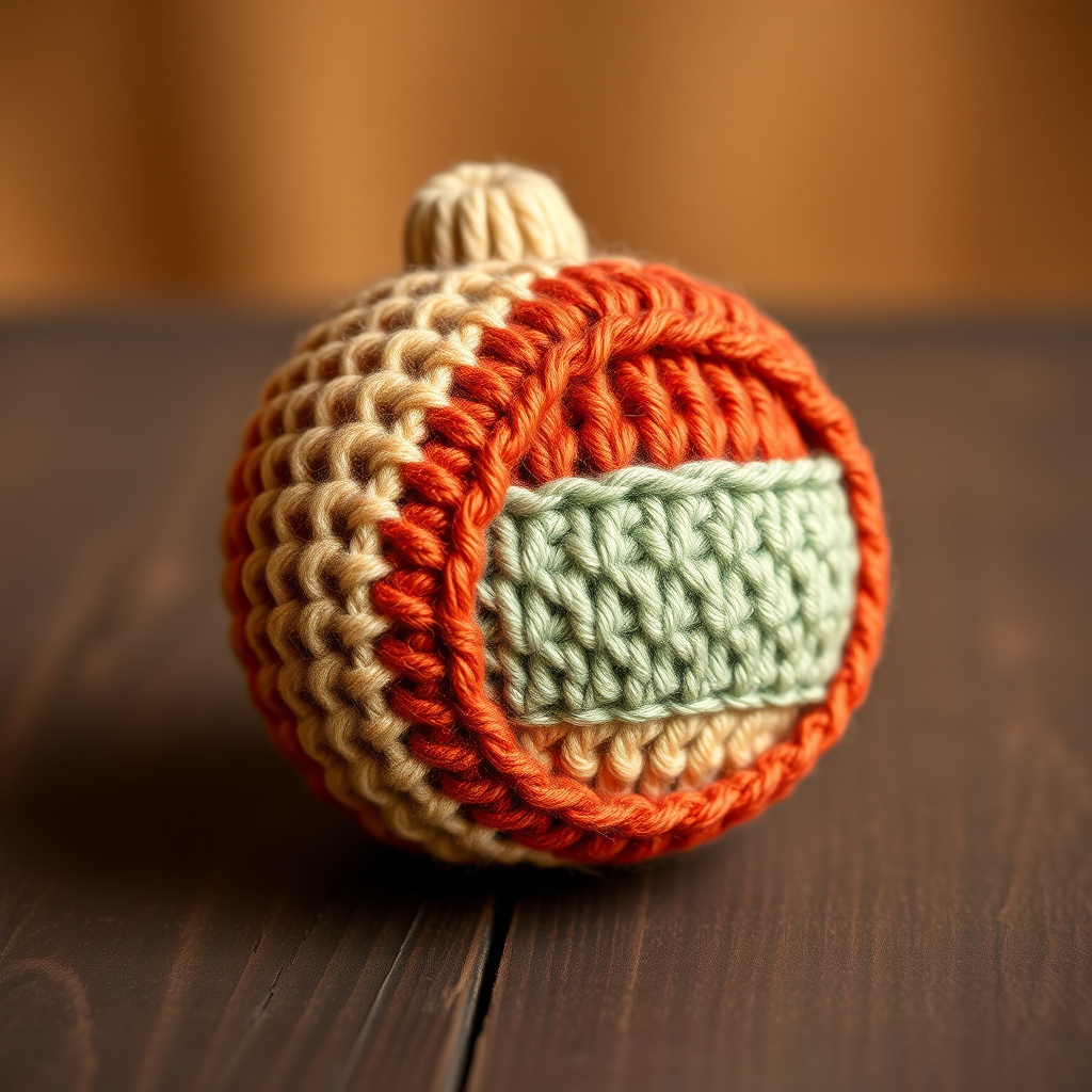 The Desert Bloom Bauble: A Free Knitting Pattern for a Textured, Southwestern-Inspired Christmas Ornament
