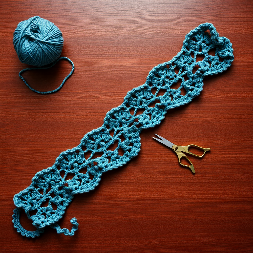 Crochet Elegant Lace Garland Free Pattern