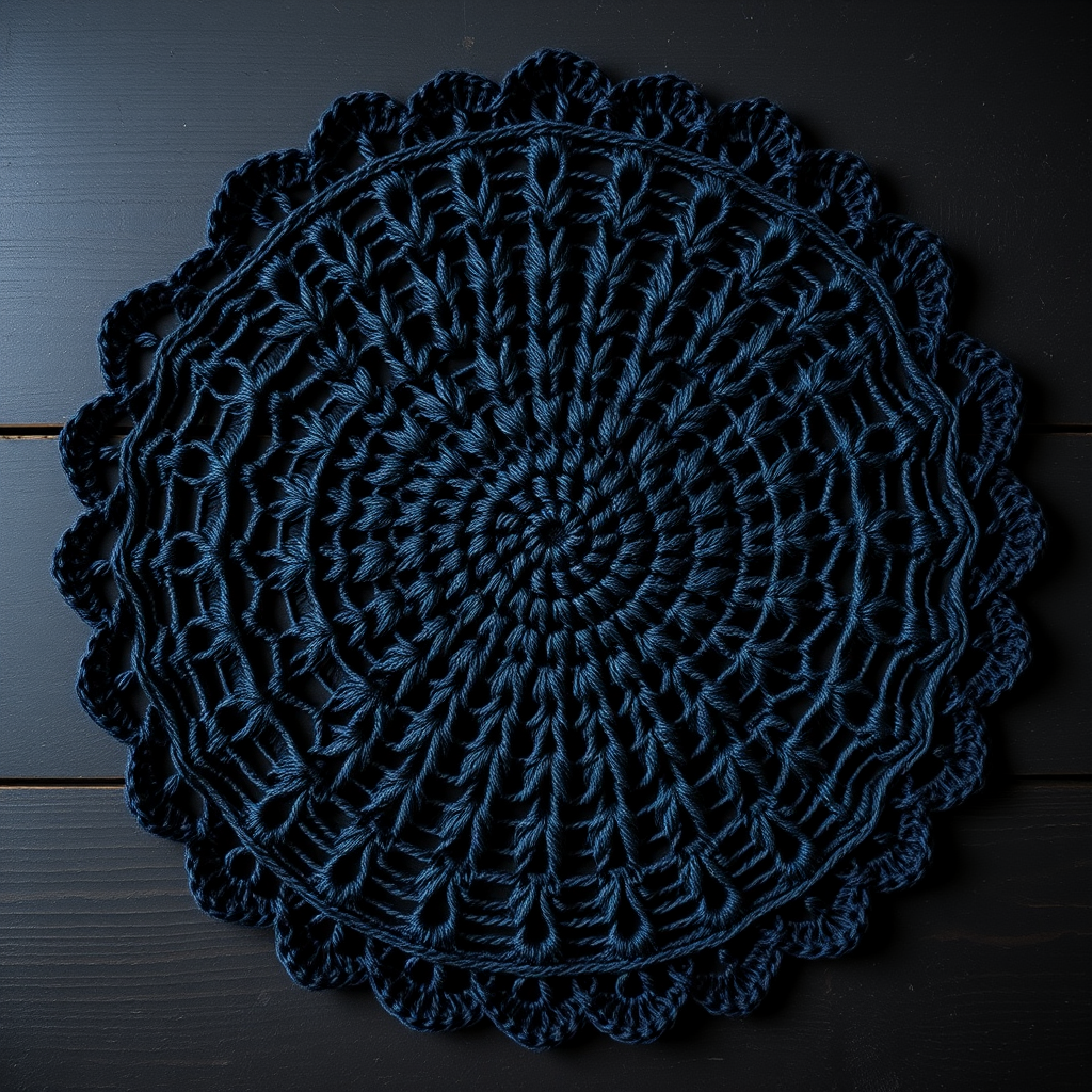 Enchanted Orb Spiderweb Doily Free Pattern – A Crocheted Moonlit Web