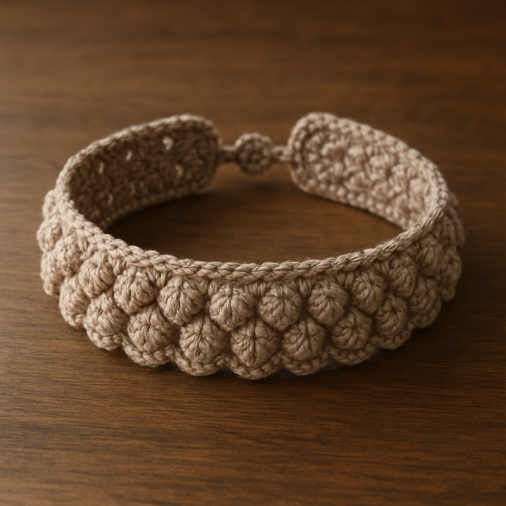Crochet Elegant Twisted Braided Choker Free Pattern