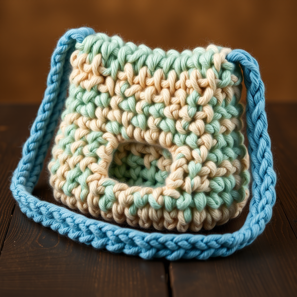 Seaside Serenity Crochet Crossbody Bag Free Pattern