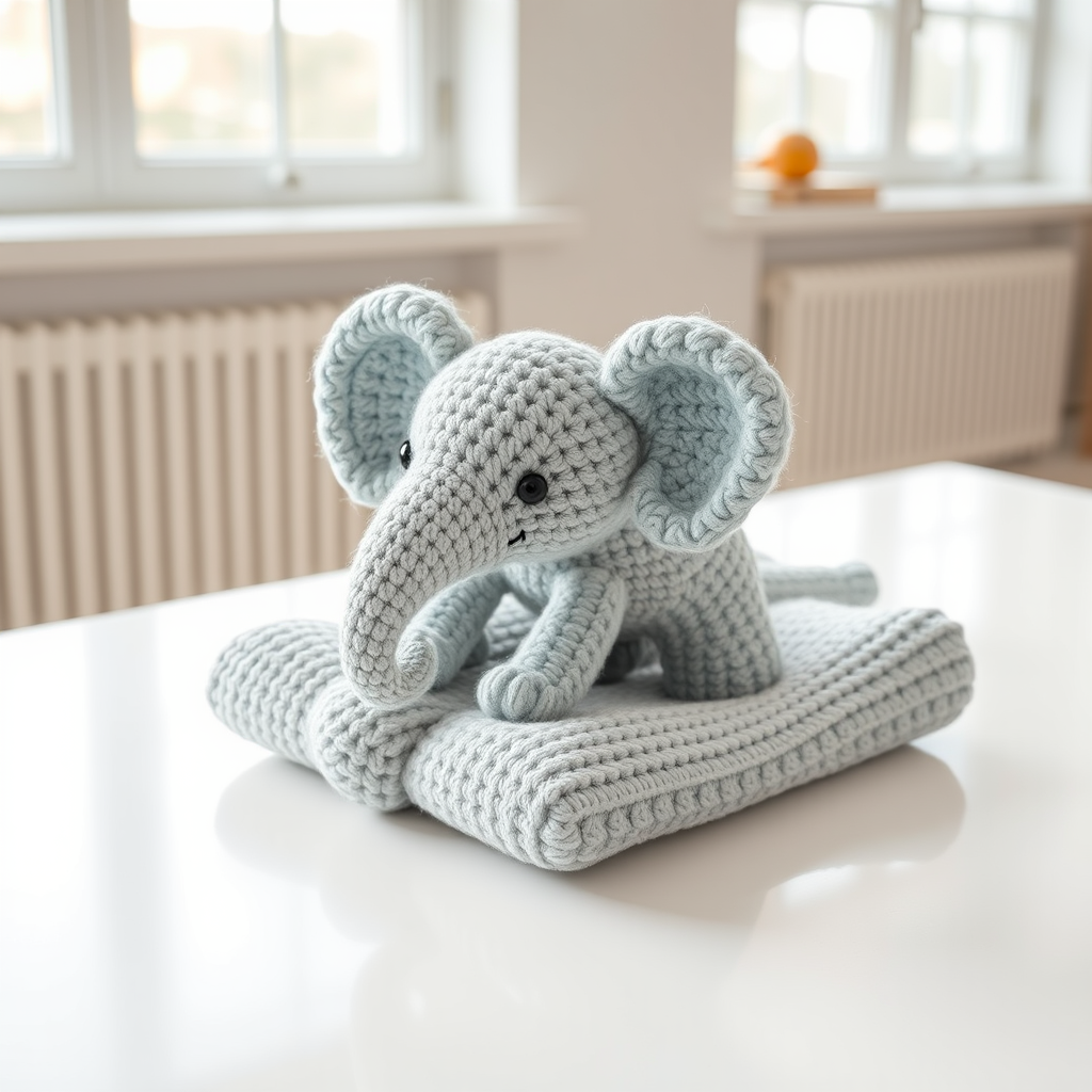 Adorable Crochet Elephant Toy Pattern