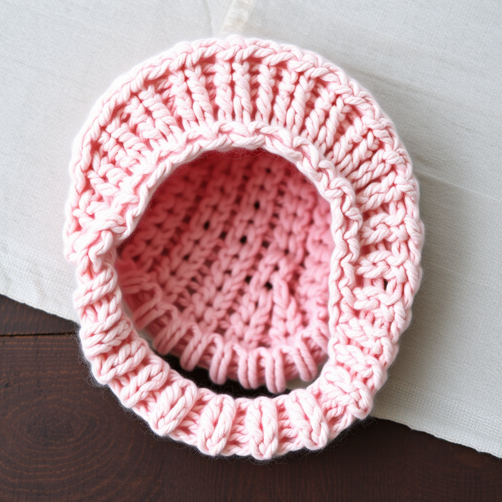 Heirloom Petal Bonnet Knitting Pattern – Free Vintage Baby Cloche Hat