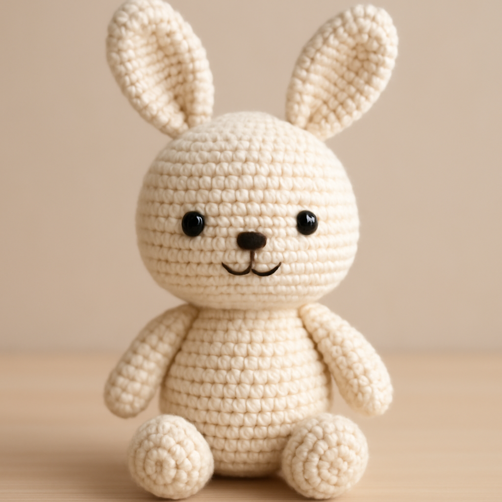 Crochet Adorable Creamy Bunny Amigurumi Free Pattern
