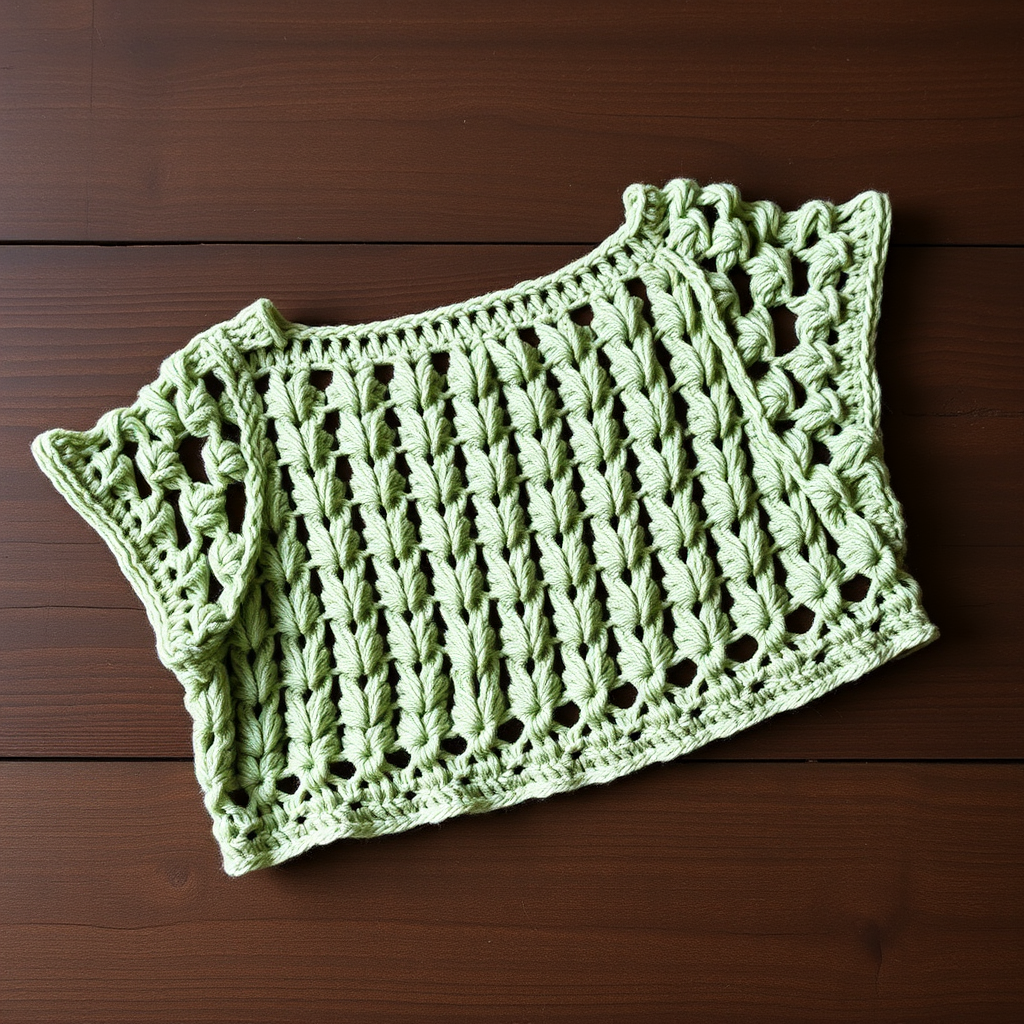 Boho Breeze Crochet Crop Top Free Pattern