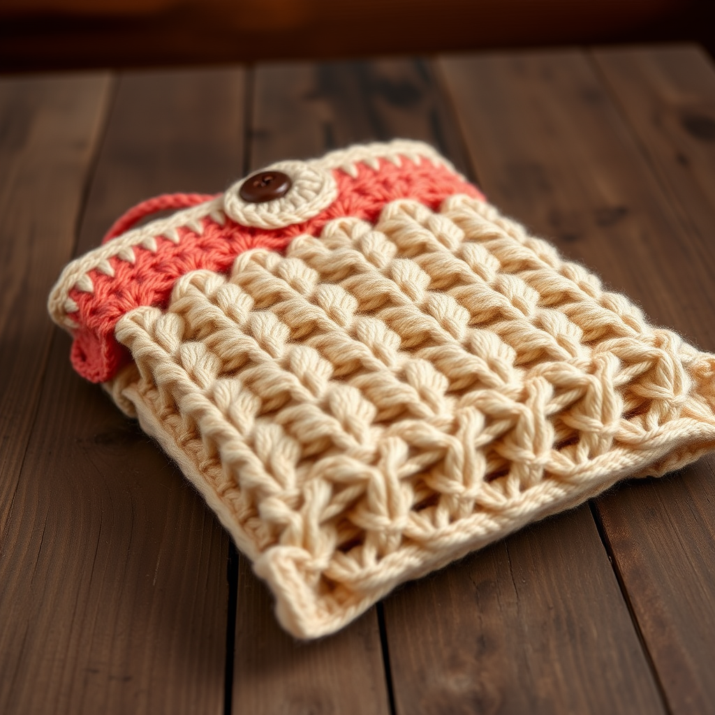 The Sunburst Shell Towel Topper: A Free Knitting Pattern for a Textured, Beachy Kitchen Accent