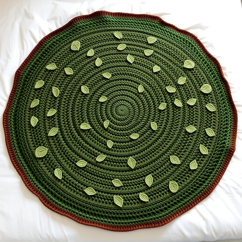 Enchanted Forest Blanket Free Pattern