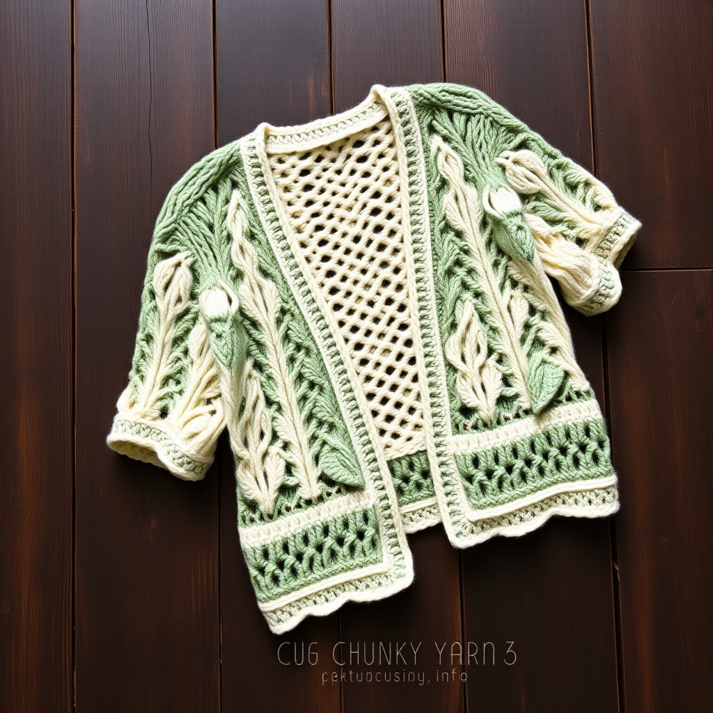 Whispering Willow Cropped Cardigan Free Pattern – A Textured Knit Kimono