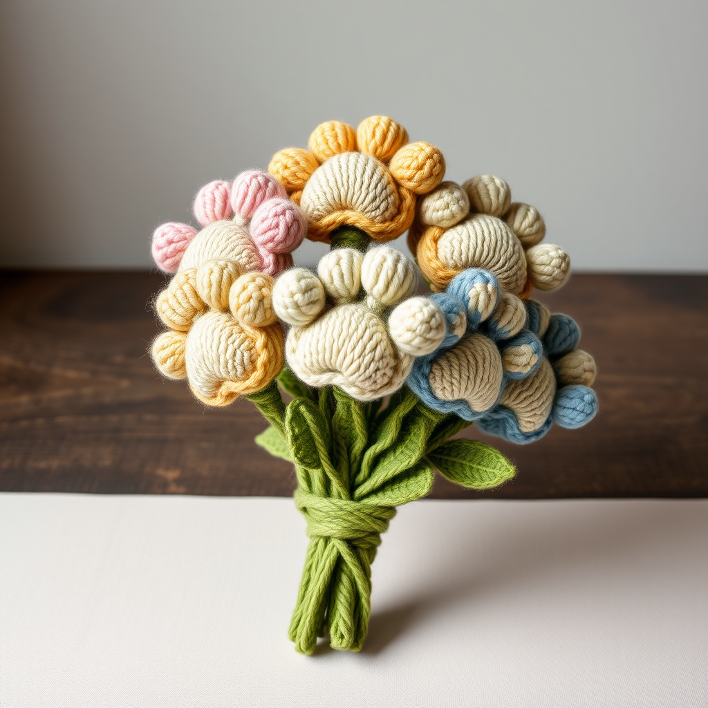 Pawprint Posy Crochet Bouquet Free Pattern – A Whimsical Yarn Flower Garden