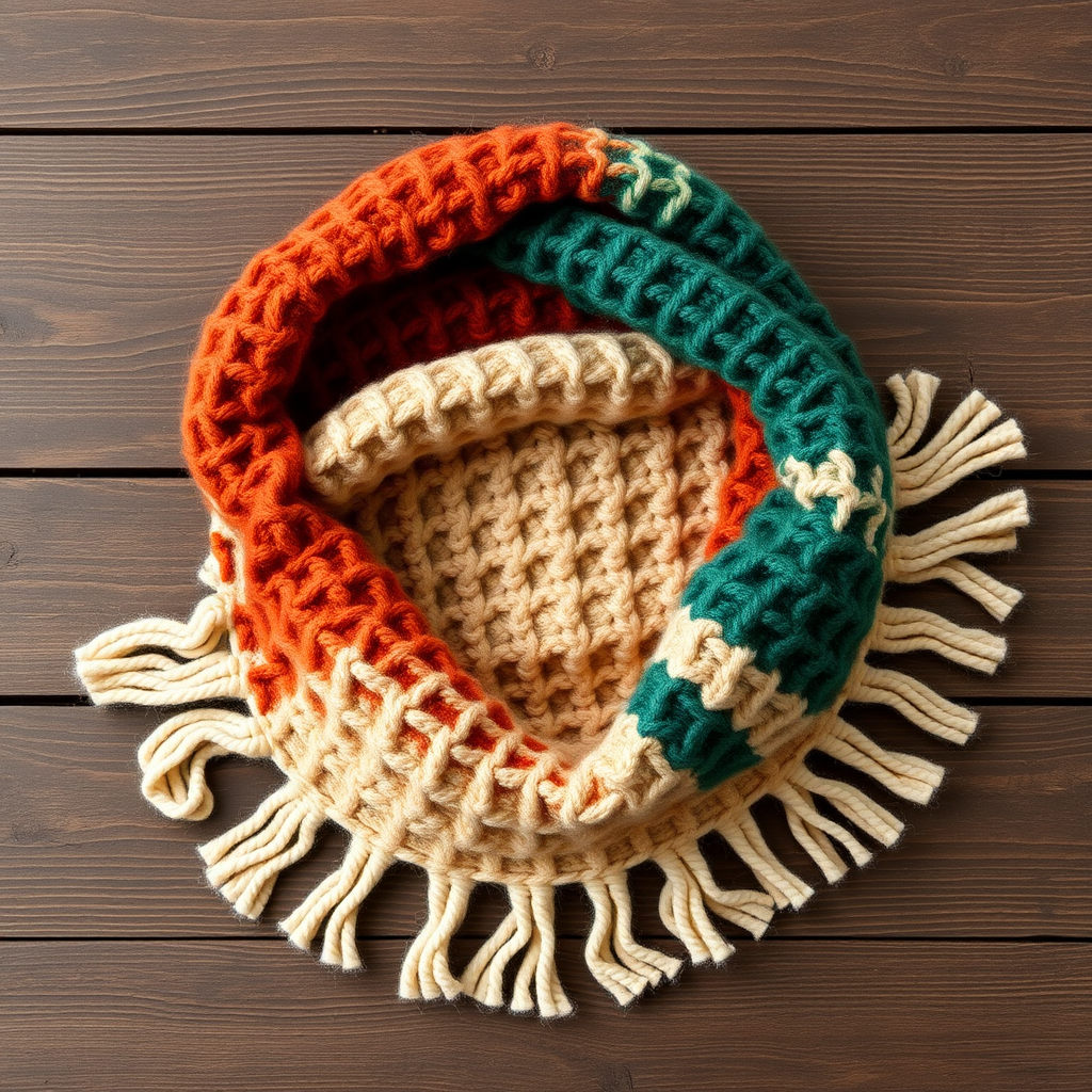 Prairie Dusk Waffle Stitch Scarf Free Pattern – Country Cotton Men's Knit