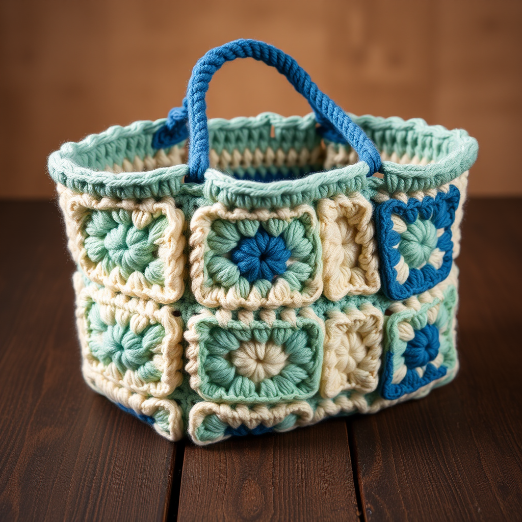 Ocean Breeze Granny Bag Free Pattern