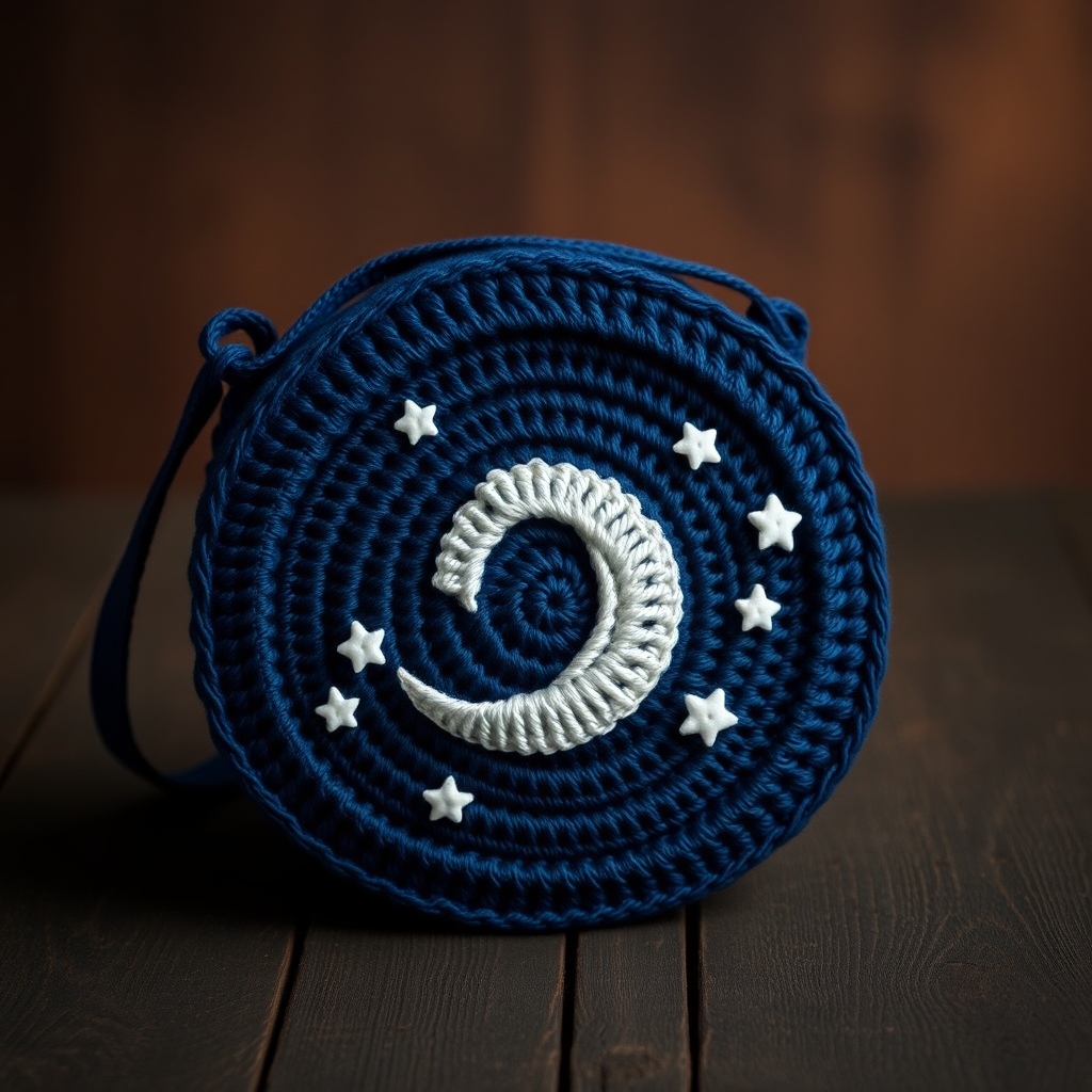 Free Pattern: Whimsical Moonlit Bunny Crochet Bag