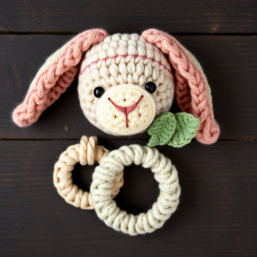 Whimsical Willow Bunny Teether Free Pattern – A Crocheted Woodland Comfort Toy