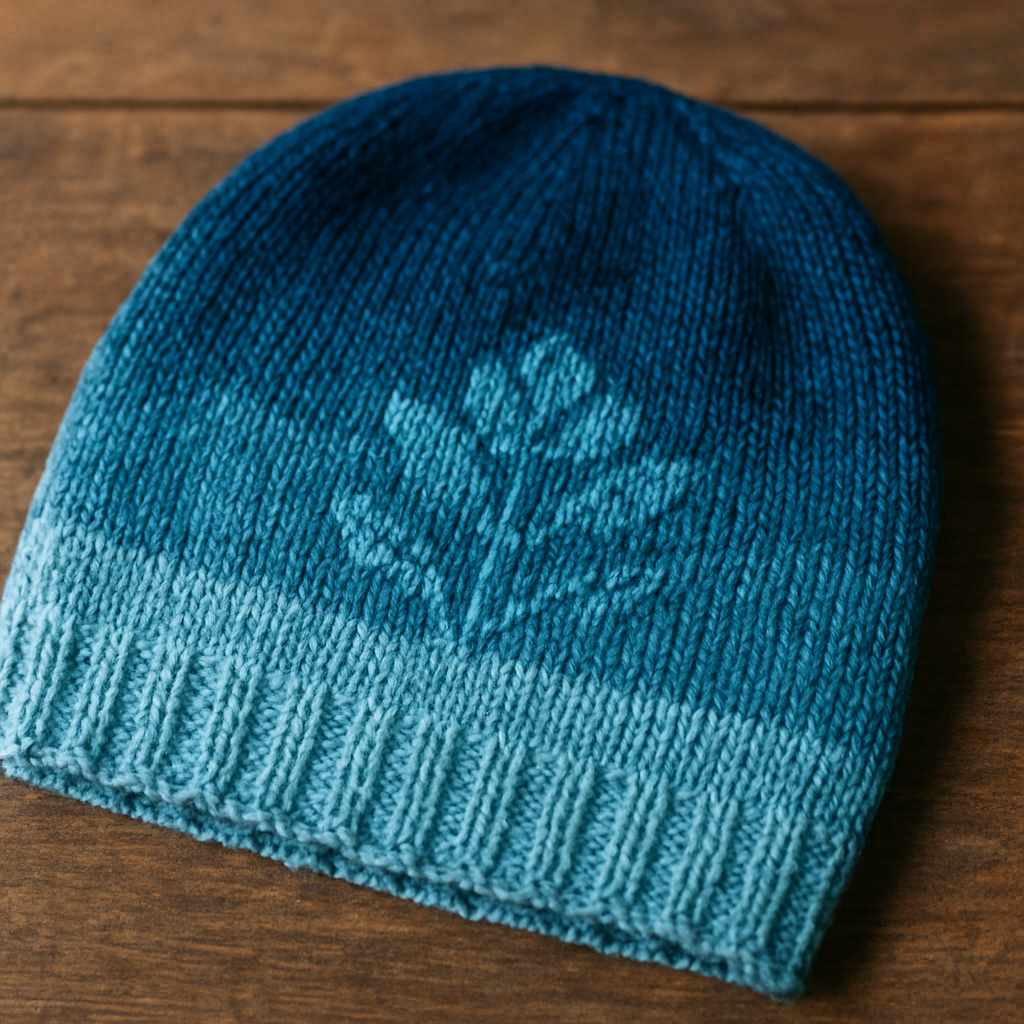 Ocean Blossom Beanie - Free Pattern