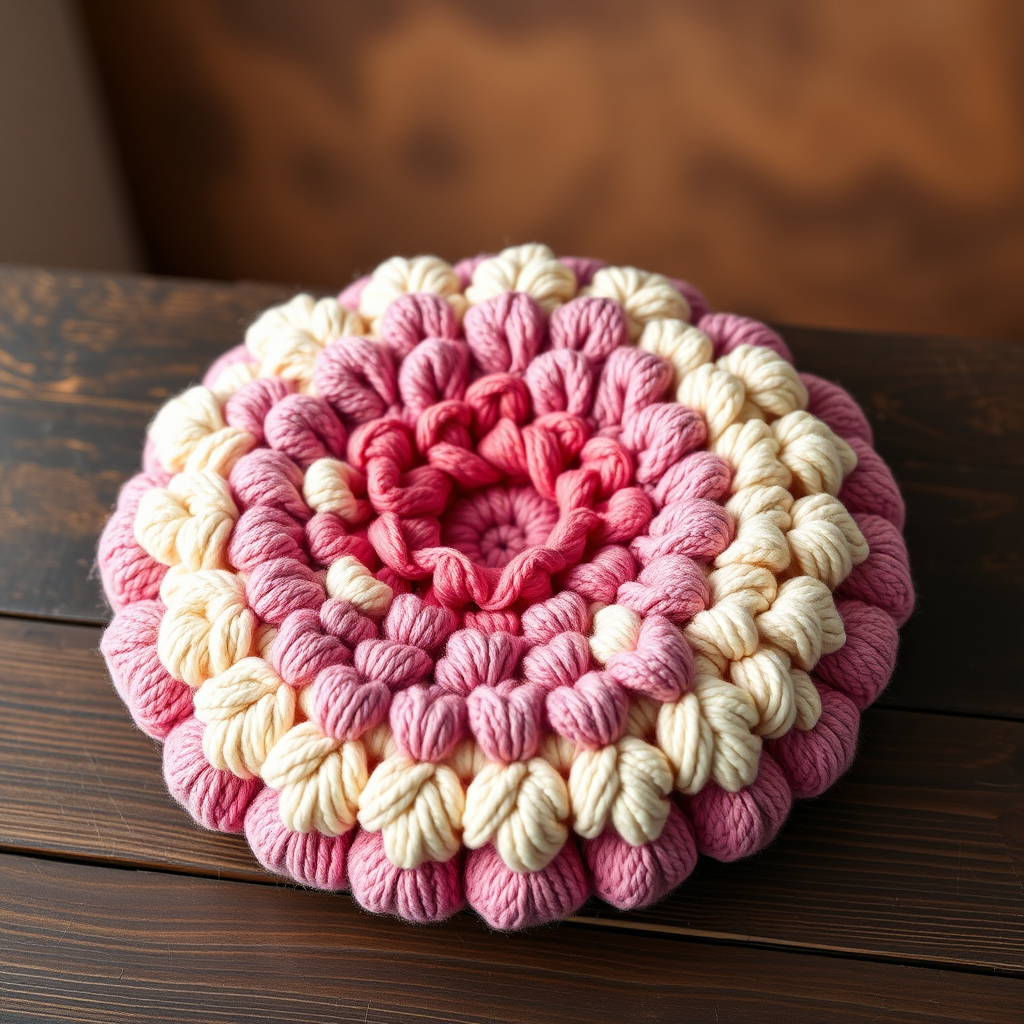Blooming Petals Pillow Cover Free Pattern
