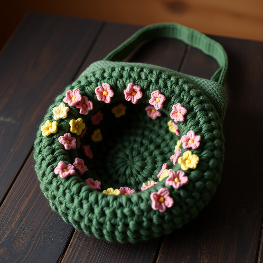 Wildflower Meadow Shoulder Bag Free Pattern