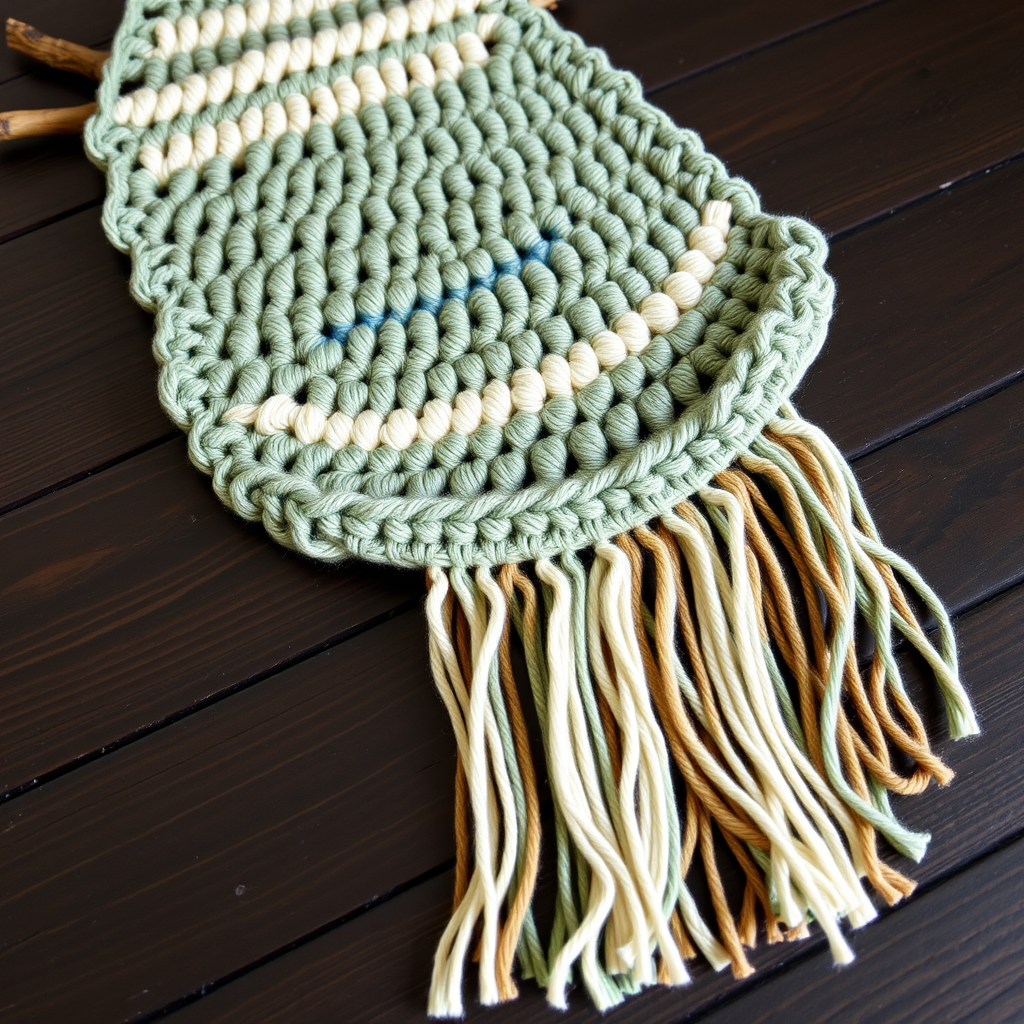Whispering Willow Wall Hanging Free Pattern – Crochet a Misty Forest Tapestry