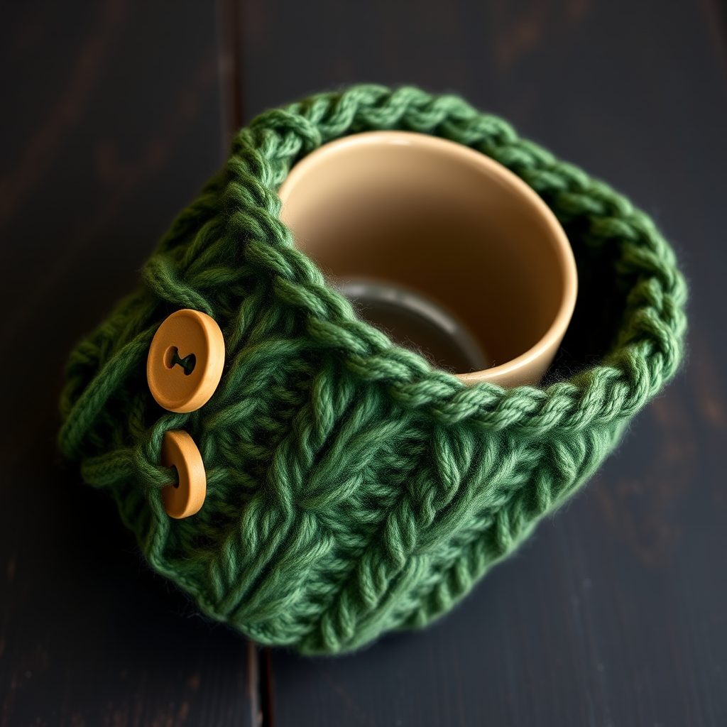 Enchanted Forest Mug Cozy Free Pattern