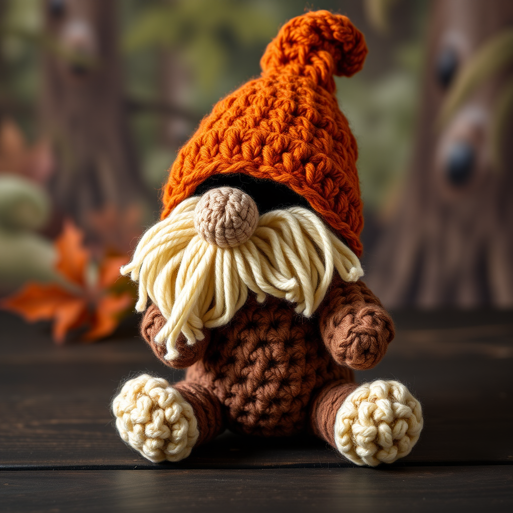 Whimsical Woodland Acorn Gnome Free Pattern – Crochet a Forest Friend