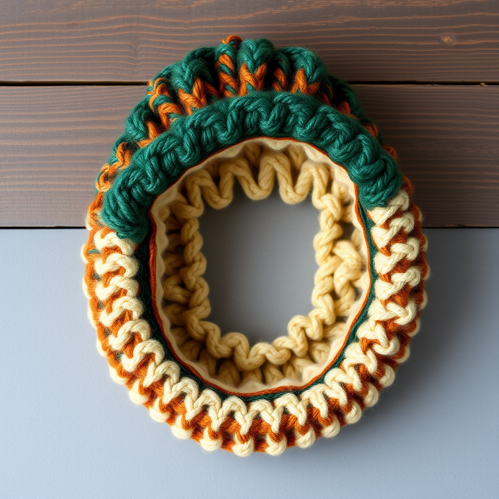 Whispering Willow Messy Bun Hat Free Pattern – Knit a Cozy Textured Updo Wrap