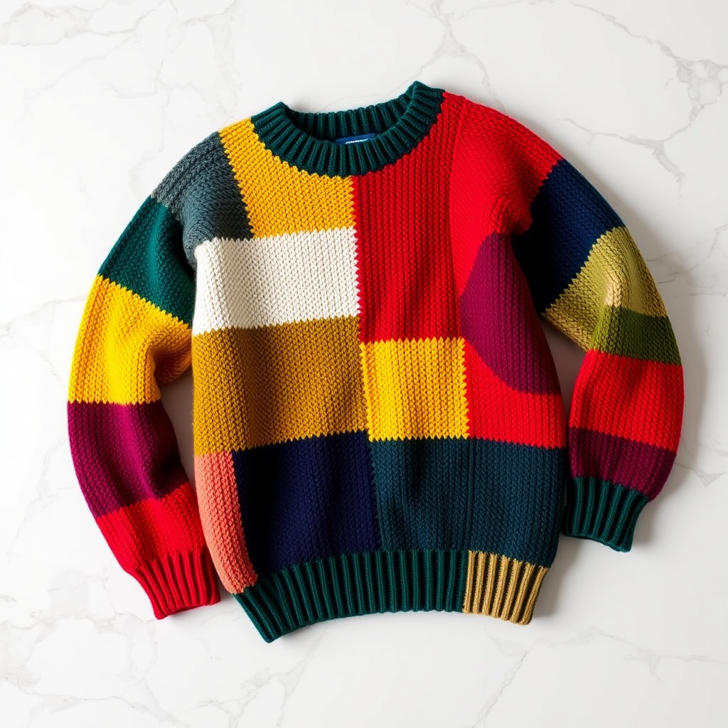 The Whimsical Patchwork Sweater Free Pattern