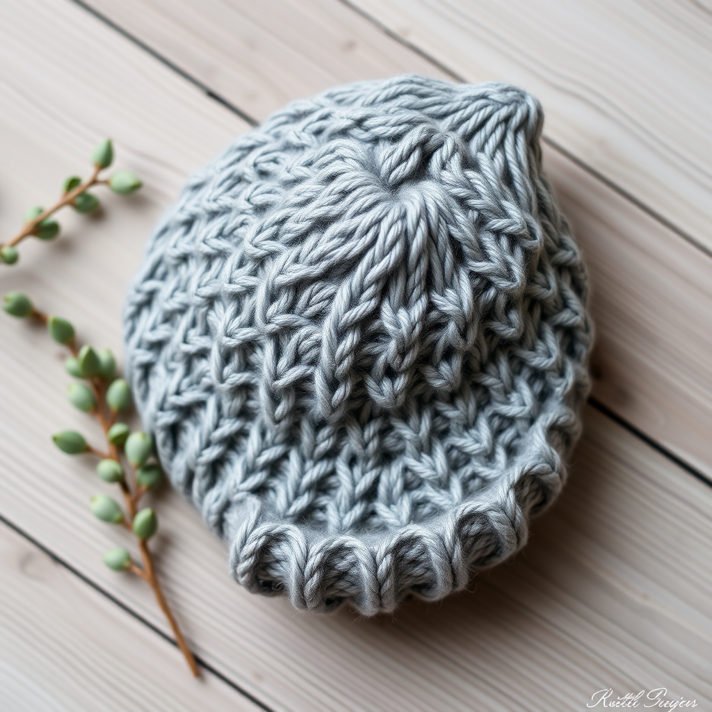 Moonlit Meadow Preemie Hat Free Pattern – Knit a Tiny Starry Night