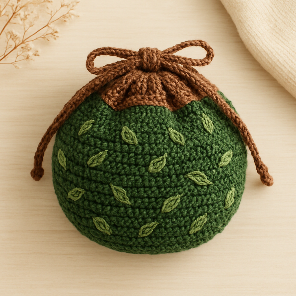 Enchanted Forest Cosmetic Pouch Free Pattern