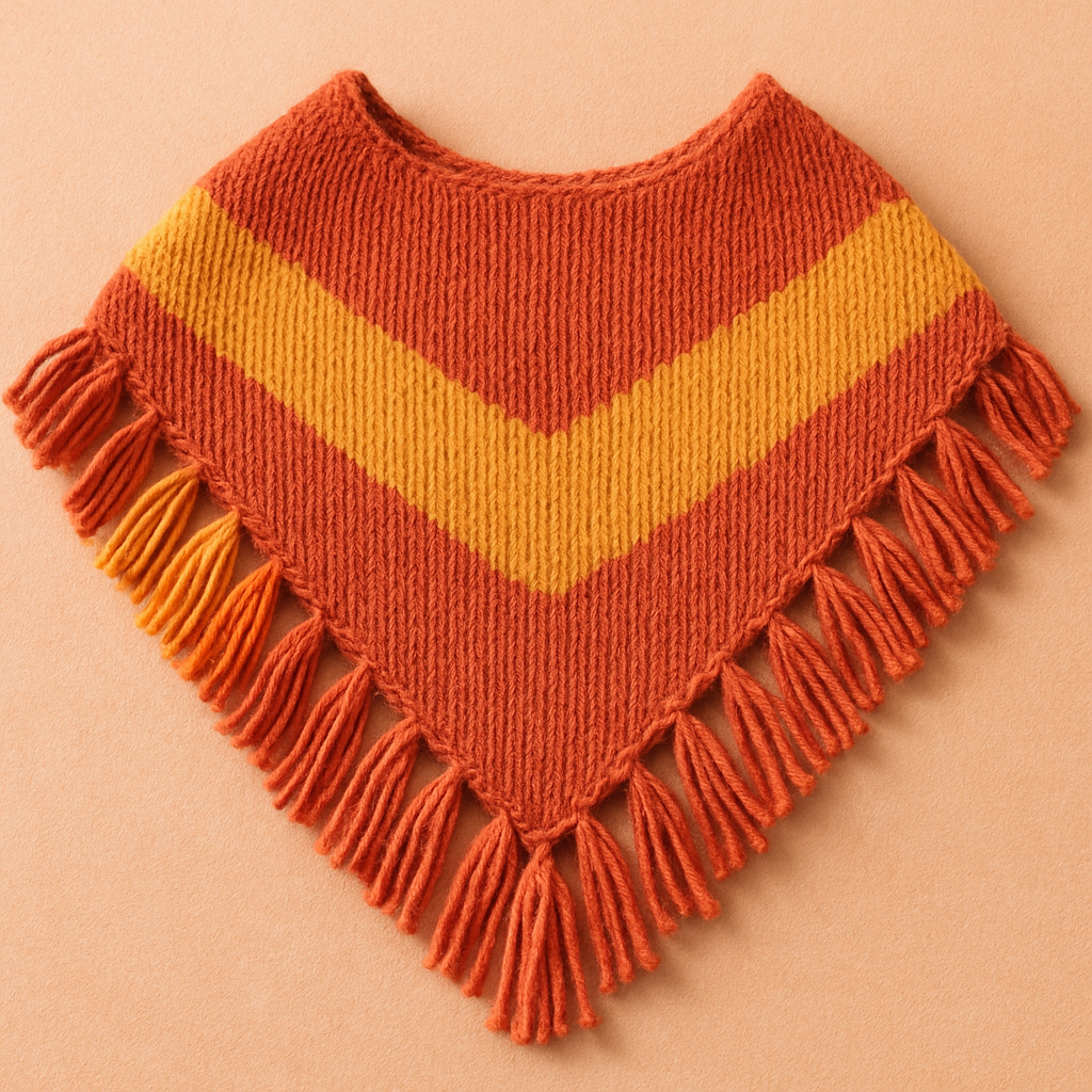 Boho Chic Sunset Pet Bandana with Fringe - Free Pattern