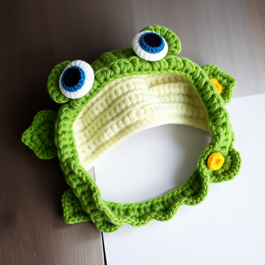 Lily Pad Lullaby Baby Frog Hat Free Pattern – Crochet a Pondside Crown