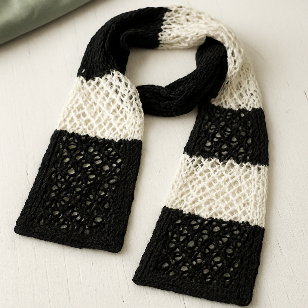 Urban Lace Mesh Scarf - Free Pattern