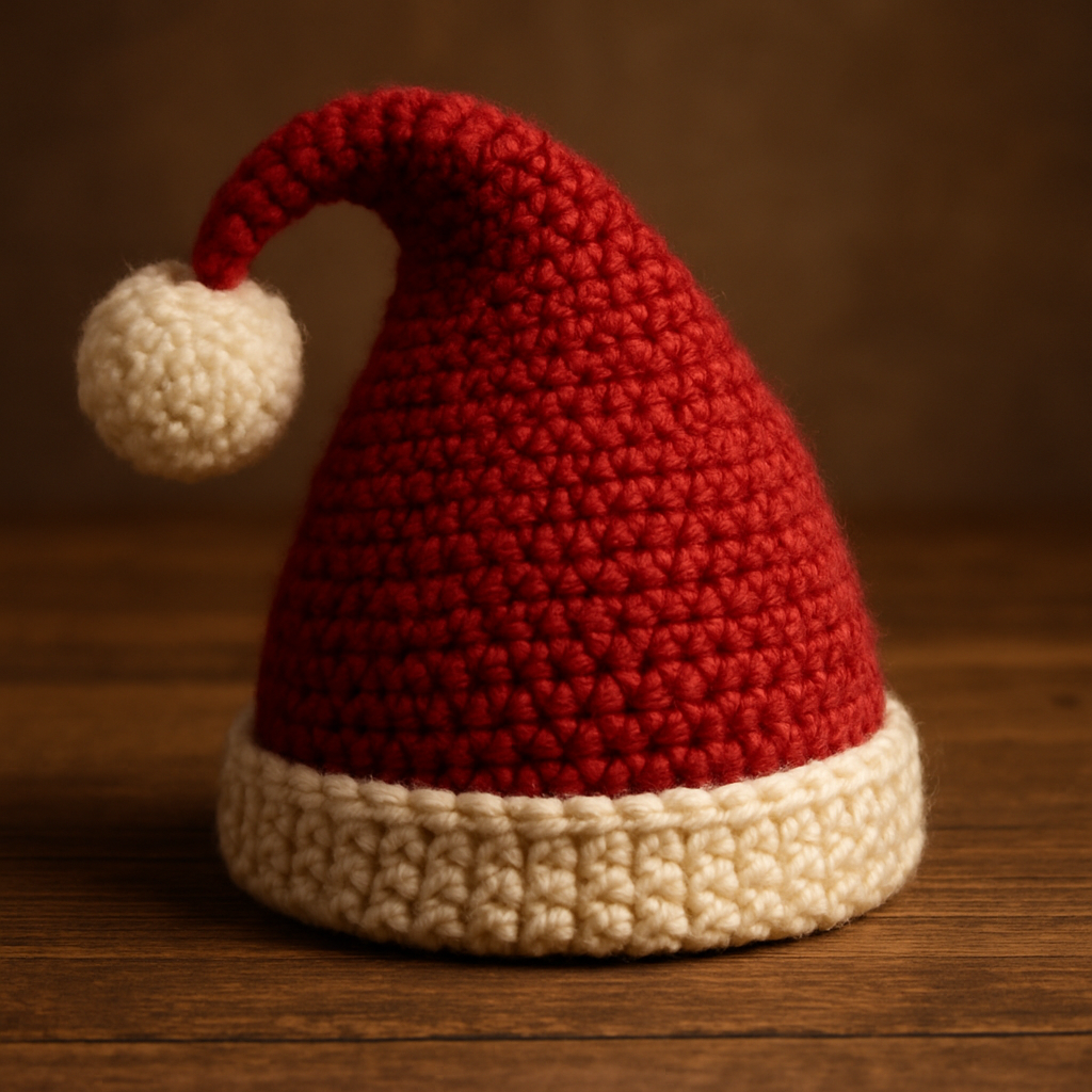 Crochet Whimsical Striped Gnome Hat Free Pattern