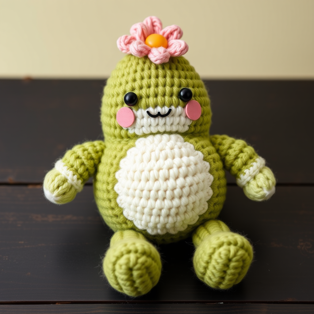 Blossom Belly Avocado Amigurumi Free Pattern – Knit a Blooming Mama-To-Be