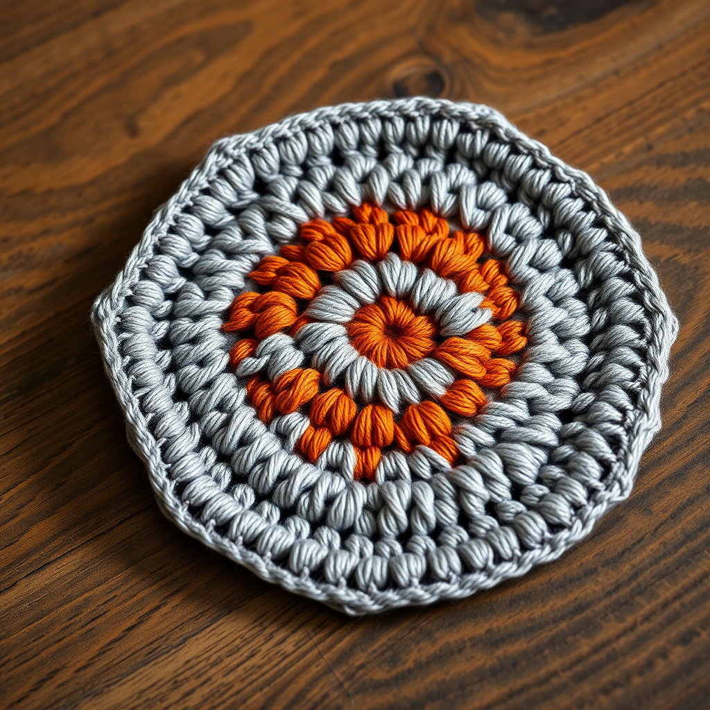 The Ember & Ash Mosaic Blanket Square: A Free Crochet Pattern for a Modern, Textured Hexagon
